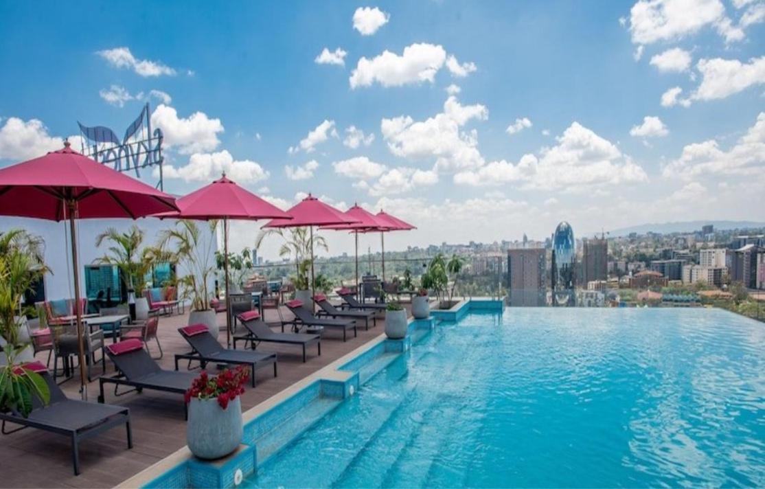 Апартаменты Luxury Skynest With Gym And Pool In Westlands Найроби Экстерьер фото