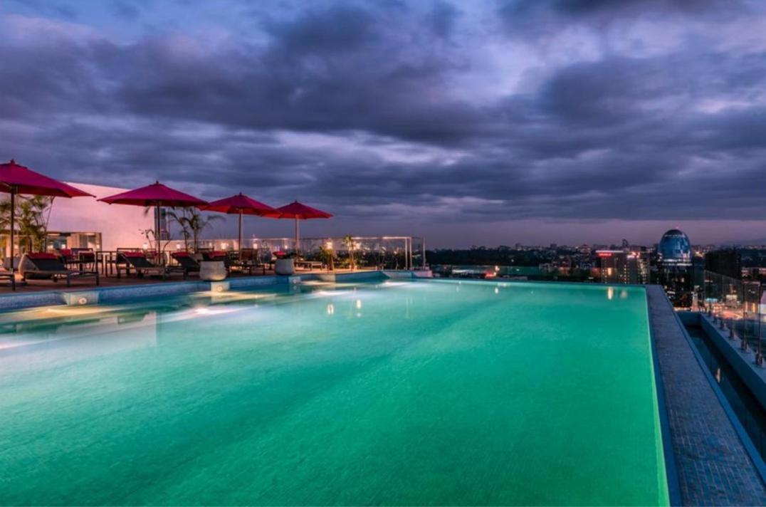Апартаменты Luxury Skynest With Gym And Pool In Westlands Найроби Экстерьер фото